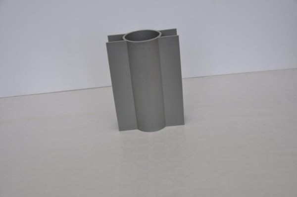 PVC betonplaathouders voor over een paal ø 48mm